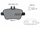 TEXTAR Bremsbelagsatz, Scheibenbremse 2484805 für Mercedes INFINITI