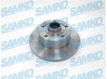 SAMKO Bremsscheibe a1481pr voll 245mm 10mm für Audi