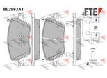 FTE Bremsbelagsatz, Scheibenbremse 9011229 Vorderachse für Fiat