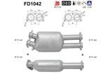 AS Ruß-/Partikelfilter, Abgasanlage Abganlage fd1042 für BMW