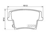 MAGNETI MARELLI Bremsbelagsatz, Scheibenbremse 363700411040 für Chrysler DODGE