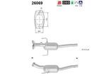 AS Katalysator 26069 für MITSUBISHI