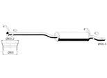 VEGAZ Mittelschalldämpfer ms484 für Mercedes