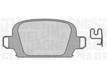 MAGNETI MARELLI Bremsbelagsatz, Scheibenbremse 363916060552 für Opel