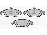 MAGNETI MARELLI Bremsbelagsatz, Scheibenbremse 363916060653 für Mercedes