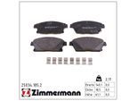 ZIMMERMANN Bremsbelagsatz, Scheibenbremse 250341852 Vorderachse für Opel GM CHEVROLET (SGM) BUICK