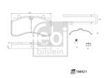 FEBI BILSTEIN 188421 Vorderachse für DAF