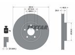 TEXTAR Bremsscheibe 92343203 312mm 25mm für Roewe (SAIC)