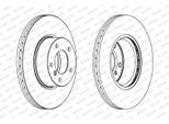 FERODO Bremsscheibe ddf1717c 312mm 24mm für BMW