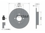 TEXTAR Bremsscheibe 92333903 239mm 9mm für HONDA