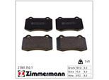 ZIMMERMANN Bremsbelagsatz, Scheibenbremse 213811501 für Volvo JAGUAR VAG Citroën/Peugeot