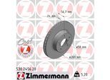 ZIMMERMANN Bremsscheibe 530245620 Vorderachse belüftet 260mm 24mm für Subaru