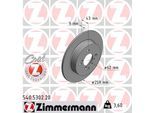 ZIMMERMANN Bremsscheibe 540530220 Hinterachse voll 259mm 9mm für Suzuki