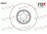FTE Bremsscheibe 9071254 Vorderachse belüftet 324mm 30mm für BMW