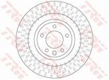TRW Bremsscheibe df6528s 350mm 25mm für LAND ROVER