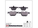 ZIMMERMANN Bremsbelagsatz, Scheibenbremse 244581701 Hinterachse für BMW