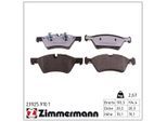 ZIMMERMANN Bremsbelagsatz, Scheibenbremse 239259101 Vorderachse für Mercedes
