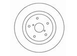 A.B.S. Bremsscheibe 16275 belüftet 301mm 28mm für Subaru