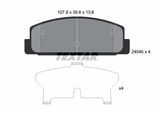 TEXTAR Bremsbelagsatz, Scheibenbremse 2404501 für MAZDA
