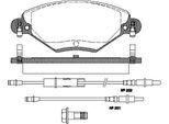 TRISCAN Bremsbelagsatz, Scheibenbremse 811028019 für Citroën