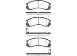 TRISCAN Bremsbelagsatz, Scheibenbremse 811042002 für Peugeot Citroën MITSUBISHI