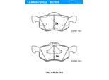 ATE Bremsbelagsatz, Scheibenbremse 13046072052 für Ford MAZDA