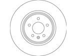 TRW Bremsscheibe df6917s 345mm 30mm für Vaughall Opel