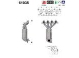 AS Katalysator 61035 für HYUNDAI
