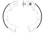 TEXTAR Bremsbackensatz, Feststellbremse 91063000 für MITSUBISHI