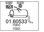 MTS Endschalldämpfer 0160533 für Peugeot Citroën