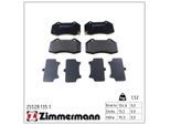 ZIMMERMANN Bremsbelagsatz, Scheibenbremse 255281351 Vorderachse für Fiat MAZDA
