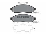 TEXTAR Bremsbelagsatz, Scheibenbremse 2422701 für NISSAN Suzuki