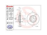 MAGNETI MARELLI Bremsscheibe 360406038700 256mm 24mm für Opel Vaughall