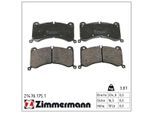 ZIMMERMANN Bremsbelagsatz, Scheibenbremse 214761751 Vorderachse für Audi