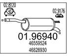 MTS Endschalldämpfer 0196940 für Fiat