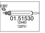MTS Mittelschalldämpfer 0151530 für Ford