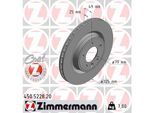 ZIMMERMANN Bremsscheibe 450522820 Hinterachse belüftet 325mm 25mm für LAND ROVER
