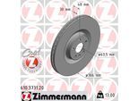 ZIMMERMANN Bremsscheibe 610373120 Vorderachse belüftet 366mm 30mm für Volvo ASIA