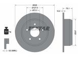 TEXTAR Bremsscheibe 92113700 305mm 10mm für JEEP