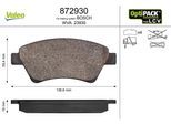 VALEO Bremsbelagsatz, Scheibenbremse 872930 Vorderachse für RENAULT