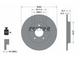 TEXTAR Bremsscheibe 92316303 284mm 10mm für HYUNDAI