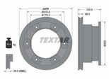 TEXTAR Bremsscheibe PRO 93177703 306mm 28mm für Iveco