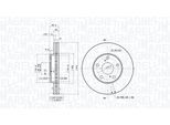 MAGNETI MARELLI Bremsscheibe 360406047101 275mm 28mm für TOYOTA LEXUS