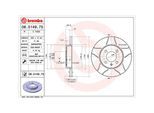 MAGNETI MARELLI Bremsscheibe 360406048205 256mm 13mm für VW