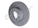 TOPRAN Bremsscheibe 500947 Vorderachse belüftet 300mm 24mm für MINI