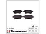 ZIMMERMANN Bremsbelagsatz, Scheibenbremse 243911601 Vorderachse für Fiat Suzuki
