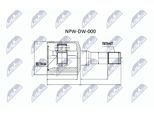 NTY Gelenksatz, Antriebswelle npwdw000 getriebeseitig