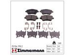 ZIMMERMANN Bremsbelagsatz, Scheibenbremse 251341702 Vorderachse für Ford