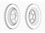FERODO Bremsscheibe ddf1681c 302mm 22mm für Volvo