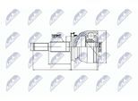 NTY Gelenksatz, Antriebswelle npzfr002 radseitig